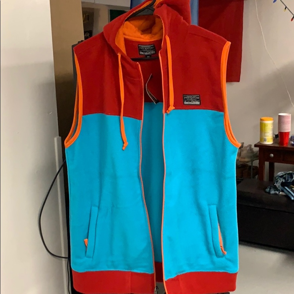 Sleeveless Fleece Hoodie
